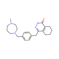 CN1CCCN(Cc2ccc(Cc3n[nH]c(=O)c4c3CCCC4)cc2)CC1 ZINC000167279791