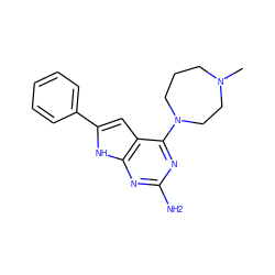 CN1CCCN(c2nc(N)nc3[nH]c(-c4ccccc4)cc23)CC1 ZINC000095595720