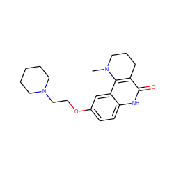 CN1CCCc2c1c1cc(OCCN3CCCCC3)ccc1[nH]c2=O ZINC000118733610