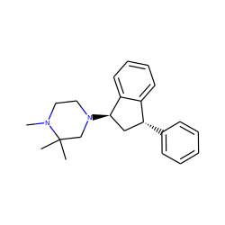 CN1CCN([C@@H]2C[C@@H](c3ccccc3)c3ccccc32)CC1(C)C ZINC000022938017