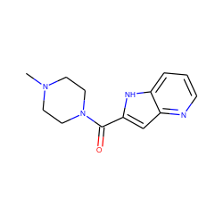 CN1CCN(C(=O)c2cc3ncccc3[nH]2)CC1 ZINC000084669186