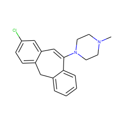 CN1CCN(C2=Cc3cc(Cl)ccc3Cc3ccccc32)CC1 ZINC000013532244