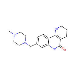 CN1CCN(Cc2ccc3c4c(c(=O)[nH]c3c2)CCCN4)CC1 ZINC000118734439