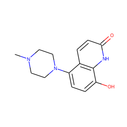 CN1CCN(c2ccc(O)c3[nH]c(=O)ccc23)CC1 ZINC001772651143