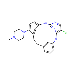 CN1CCN(c2ccc3cc2CCc2cccc(c2)Nc2nc(ncc2Cl)N3)CC1 ZINC000082155455