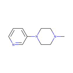 CN1CCN(c2cccnc2)CC1 ZINC000013470044