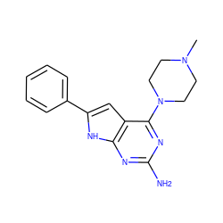 CN1CCN(c2nc(N)nc3[nH]c(-c4ccccc4)cc23)CC1 ZINC000095593060