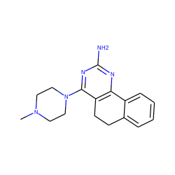 CN1CCN(c2nc(N)nc3c2CCc2ccccc2-3)CC1 ZINC000040429821