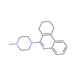 CN1CCN(c2nc3ccccc3c3c2CCCC3)CC1 ZINC000013644253