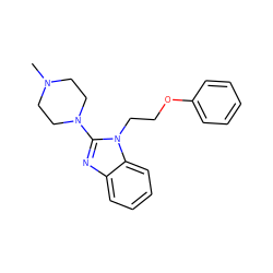 CN1CCN(c2nc3ccccc3n2CCOc2ccccc2)CC1 ZINC000033891197