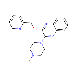 CN1CCN(c2nc3ccccc3nc2OCc2ccccn2)CC1 ZINC000029053572