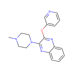 CN1CCN(c2nc3ccccc3nc2Oc2cccnc2)CC1 ZINC000029053371