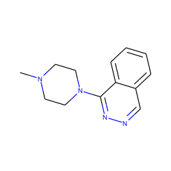 CN1CCN(c2nncc3ccccc23)CC1 ZINC000013777202