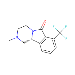 CN1CCN2C(=O)c3c(cccc3C(F)(F)F)[C@@H]2C1 ZINC000034472685