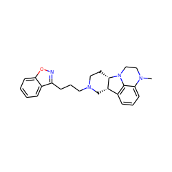 CN1CCN2c3c(cccc31)[C@@H]1CN(CCCc3noc4ccccc34)CC[C@@H]12 ZINC000038460383