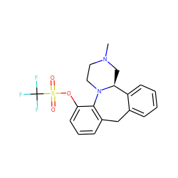 CN1CCN2c3c(cccc3OS(=O)(=O)C(F)(F)F)Cc3ccccc3[C@@H]2C1 ZINC000036237984