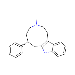 CN1CCc2c([nH]c3ccccc23)C[C@H](c2ccccc2)CC1 ZINC000013679805