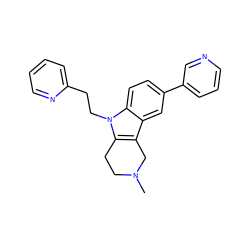 CN1CCc2c(c3cc(-c4cccnc4)ccc3n2CCc2ccccn2)C1 ZINC000071295639