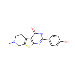 CN1CCc2c(sc3nc(-c4ccc(O)cc4)[nH]c(=O)c23)C1 ZINC001772623590