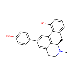 CN1CCc2cc(-c3ccc(O)cc3)cc3c2[C@H]1Cc1cccc(O)c1-3 ZINC000029041612