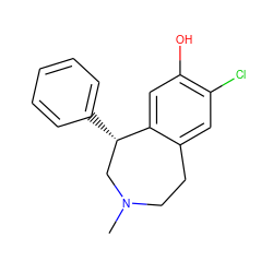 CN1CCc2cc(Cl)c(O)cc2[C@@H](c2ccccc2)C1 ZINC000002017838