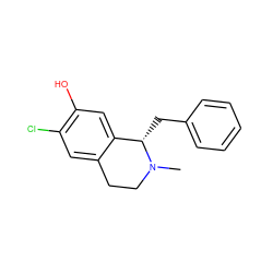 CN1CCc2cc(Cl)c(O)cc2[C@@H]1Cc1ccccc1 ZINC000012355994