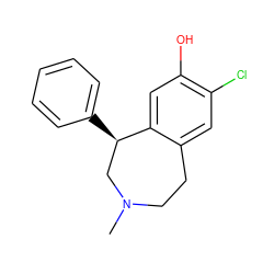 CN1CCc2cc(Cl)c(O)cc2[C@H](c2ccccc2)C1 ZINC000002017840