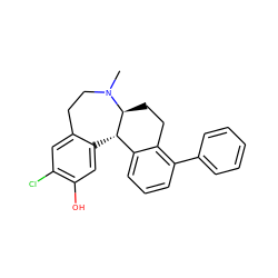 CN1CCc2cc(Cl)c(O)cc2[C@H]2c3cccc(-c4ccccc4)c3CC[C@@H]21 ZINC000045373307