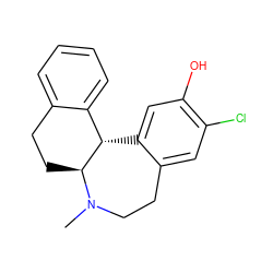 CN1CCc2cc(Cl)c(O)cc2[C@H]2c3ccccc3CC[C@@H]21 ZINC000000003897