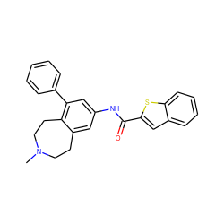 CN1CCc2cc(NC(=O)c3cc4ccccc4s3)cc(-c3ccccc3)c2CC1 ZINC000045335097