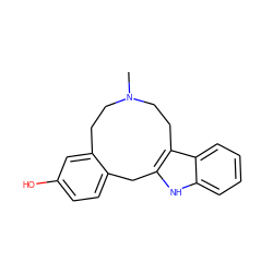 CN1CCc2cc(O)ccc2Cc2[nH]c3ccccc3c2CC1 ZINC000028894025