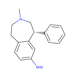 CN1CCc2ccc(N)cc2[C@@H](c2ccccc2)C1 ZINC000204880180