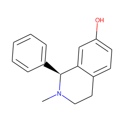 CN1CCc2ccc(O)cc2[C@@H]1c1ccccc1 ZINC000013675840