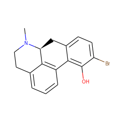 CN1CCc2cccc3c2[C@@H]1Cc1ccc(Br)c(O)c1-3 ZINC000027706040