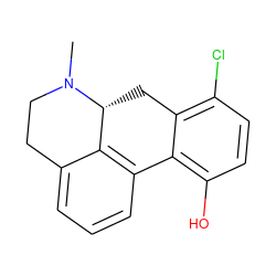 CN1CCc2cccc3c2[C@H]1Cc1c(Cl)ccc(O)c1-3 ZINC000027656344