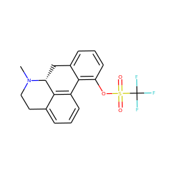 CN1CCc2cccc3c2[C@H]1Cc1cccc(OS(=O)(=O)C(F)(F)F)c1-3 ZINC000036187803