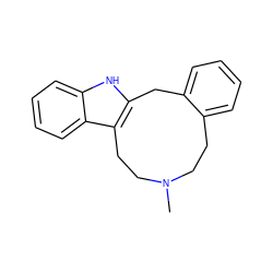 CN1CCc2ccccc2Cc2[nH]c3ccccc3c2CC1 ZINC000001486281