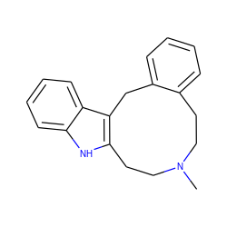 CN1CCc2ccccc2Cc2c([nH]c3ccccc23)CC1 ZINC000049049890