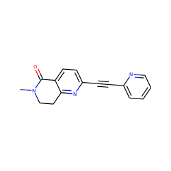 CN1CCc2nc(C#Cc3ccccn3)ccc2C1=O ZINC000071340957