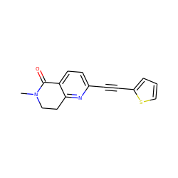 CN1CCc2nc(C#Cc3cccs3)ccc2C1=O ZINC000071341612