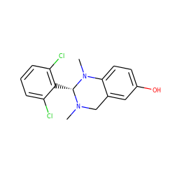 CN1Cc2cc(O)ccc2N(C)[C@H]1c1c(Cl)cccc1Cl ZINC000653735518