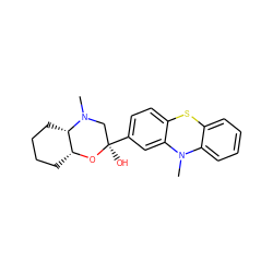 CN1c2ccccc2Sc2ccc([C@]3(O)CN(C)[C@H]4CCCC[C@H]4O3)cc21 ZINC000169307100