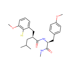 CNC(=O)[C@H](Cc1ccc(OC)cc1)NC(=O)[C@H](Cc1cccc(OC)c1S)CC(C)C ZINC000026825784