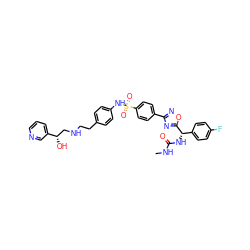 CNC(=O)N[C@@H](c1ccc(F)cc1)c1nc(-c2ccc(S(=O)(=O)Nc3ccc(CCNC[C@H](O)c4cccnc4)cc3)cc2)no1 ZINC000029222118