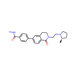 CNC(=O)c1ccc(-c2ccc3c(c2)CCN(CCN2CCC[C@H]2C)C3=O)cc1 ZINC000059111733