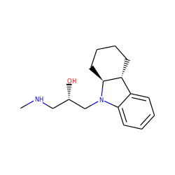 CNC[C@H](O)CN1c2ccccc2[C@H]2CCCC[C@@H]21 ZINC000073158295