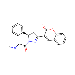 CNCC(=O)N1N=C(c2cc3ccccc3oc2=O)C[C@@H]1c1ccccc1 ZINC000653724623