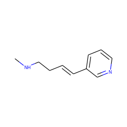 CNCC/C=C/c1cccnc1 ZINC000001543478