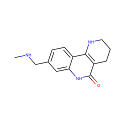 CNCc1ccc2c3c(c(=O)[nH]c2c1)CCCN3 ZINC000118735291