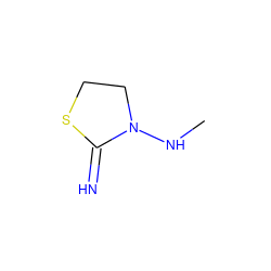 CNN1CCSC1=N ZINC000059948064